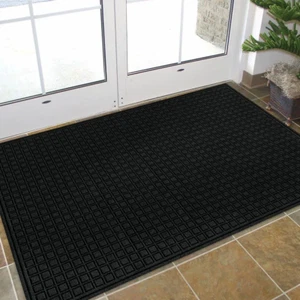 Alfombrilla de goma para puerta de 4 pies x 6 pies. Caucho reciclado interior/exterior - Imagen 1 de 14
