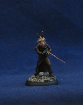 Painted Goat Head Priest, Knight Models DC Batman Miniatures Game 35mm OOP Metal - Image 1 of 4