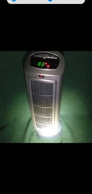 Lasko 1500 Watt 23 in. Oscillating Ceramic Tower Space Heater "WITH  Remote" - Image 1 of 4
