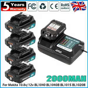 Makita 12V Battery 10.8V BL1021B BL1020 BL1041B 1040B BL1016 BL1015 1040 Charger - Picture 1 of 24