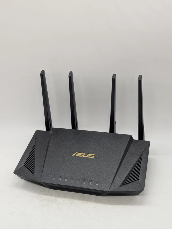 ASUS RT-AX58U V2 WiFi 6 AX3000 dual-band extendable mesh router NO CABLE/READ - Image 1 of 4