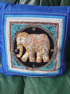 Indian Elephant Cusion Cover And Cushion