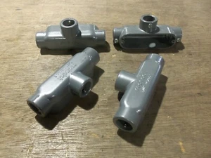 Lot of 4 Redodot 3/4" T Conduit Body RED DOT - Picture 1 of 3