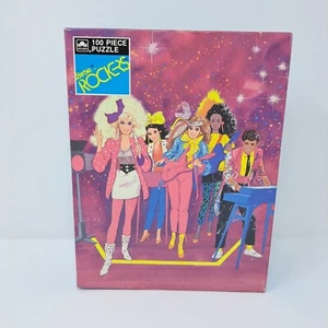 Barbie Rockers 100 Piece Jigsaw Puzzle Sealed Vintage 1987 Mattel Golden Puzzle  - Picture 1 of 12