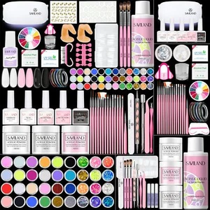 Acrylic Nail Kit for Beginners, Full Set with UV Lamp & Nail Tools - Picture 1 of 7