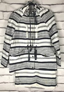 Blazer/gonna a righe blu/bianco Ann Taylor donna taglia SP set 2 pezzi - Foto 1 di 14