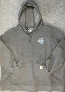 CARHARTT Men's 3X Relaxed Fit Gray Hoodie with Kangaroo Pouch 29" pit to pit - Picture 1 of 11