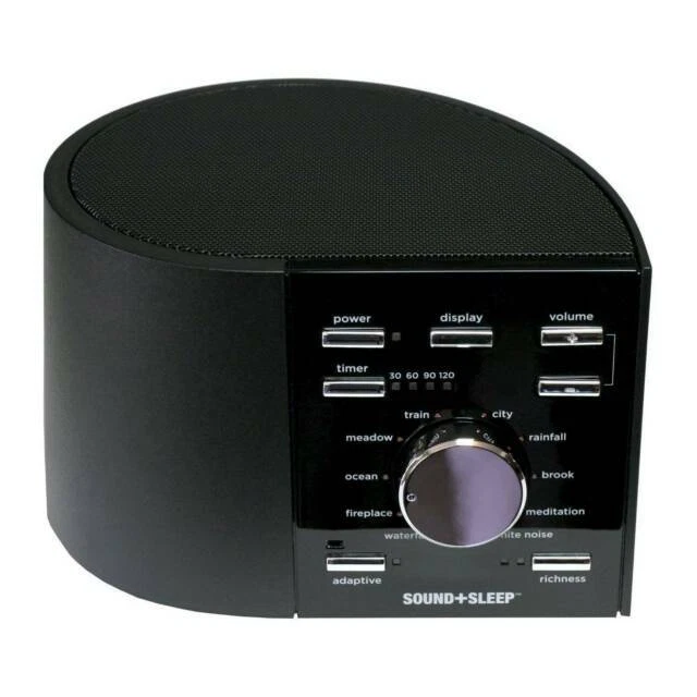 Ecotones ASM1002 Sound Therapy Sleep Machine - Black