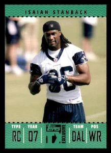 2007 Topps TX Exclusive #198 Isaiah Stanback RC, SN1049 - Bild 1 von 2
