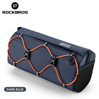 ROCKBROS Bike Handlebar Bag,2.2L  Front Storage Frame Bag with Shoulder Strap - Image 1 of 4