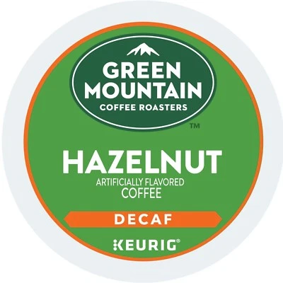 Green Mountain Hazelnut DECAF Coffee 24 to 144 Count Keurig Kcups Pick Any Size - Image 1 of 3