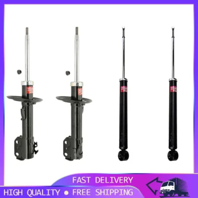 KYB 前支柱和后减震器吸收器套件 4 件套适用于丰田 Yaris 2007 - 2012 — 第 1/4 张图片