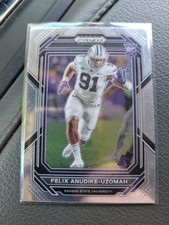 2023 Prizm Draft Picks Base Silver 190 Felix Anudike-Uzomah RC K-STATE WILDCATS 