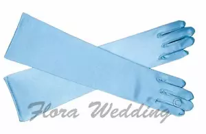 Disney Frozen Elsa/ Cenicienta Mágico Niña Satén Guantes para disfraz - Imagen 1 de 18