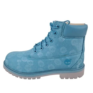 Timberland 6 IN stivali classici TB0A174M floreali invernali blu taglia 7 ragazze = 8,5 Wmn - Foto 1 di 11