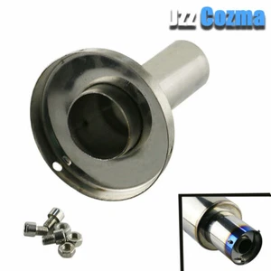 3'' Universal Exhaust Muffler Silencer 3 Inch Stainless Steel Fit Exhaust 76mm - Picture 1 of 5