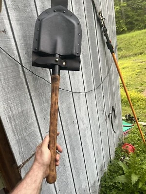 Funda de cuero y kydex Cutom para pala de trinchera Cold Steel/Spetsnaz Foto 1 de 4