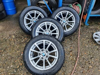 Original BMW 3er F30/F31 Alu-Ganzjahresräder 205/60 R16 96H M+S Reifen Neu RDKS - Bild 1 von 2