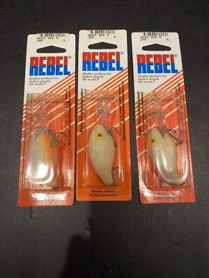 Rebel Vintage Deep Wee R Lot Of 3 D9336 Bone Orange Belly - Image 1 of 3