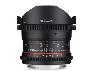 SAMYANG Objetivo 12mm T3.1 Ed As Ncs Vdslr Fish-Eye para Nikon - Imagen 1 de 3