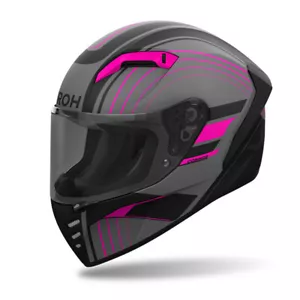 Full-Face Airoh Connor Achieve Pink Matt Helmet Casque Size M - Picture 1 of 3