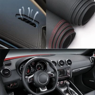 Car Leather Dash Mat Dashboard Cover Dashmat Interior Pad For Audi TT 2007-2013 Foto 1 de 4