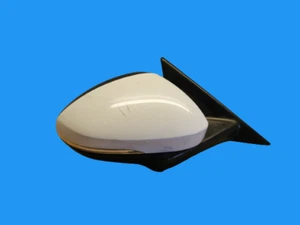 JAGUAR F TYPE X152 2017 ELECTRIC WING MIRROR O/S DRIVER SIDE RIGHT IN WHITE - Picture 1 of 8