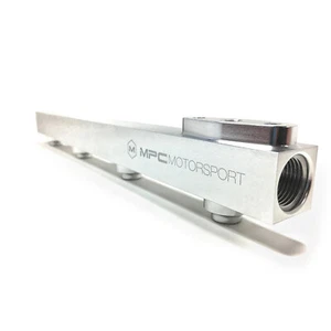 MPC Motorsport D Series High Flow Fuel Rail JDM D15b D16z6 Honda Civic [Silver] - Picture 1 of 2