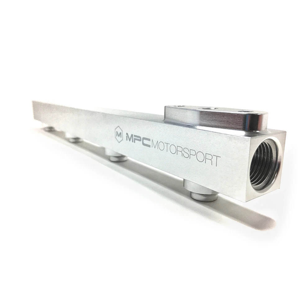 MPC Motorsport D Series High Flow Fuel Rail JDM D15b D16z6 Honda Civic [Silver] - Image 1 of 2