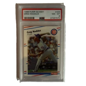 1988 Fleer Glossy Greg Maddux #423 PSA8 - Bild 1 von 1