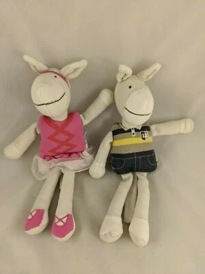Lote de peluche de caballo burro niño niña Lovey juguete de peluche de 9 pulgadas Foto 1 de 4