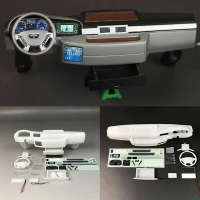 Für Tamiya 1/14 MAN TGX 56325 Mittelkonsole LED Peptid Dekoration +Abziehbildern - Bild 1 von 4