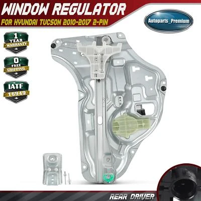 Regulador de ventana eléctrica trasero izquierdo con conjunto de motor para Hyundai Tucson 2010-2016 Foto 1 de 4