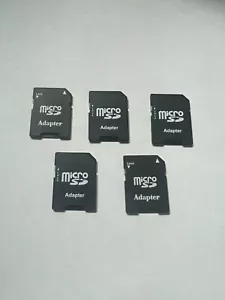 5x Micro Center Adapter Micro SD SDXC SDHC TF Class 10 Memory Card Adapter - Picture 1 of 1