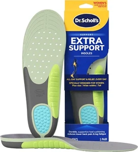 Dr. Scholl's Women's Extra Support Insoles, Size 6-11 Trim to Fit - Picture 1 of 4