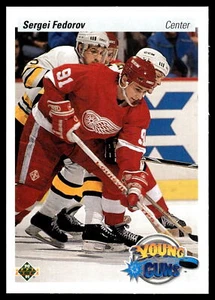 Sergei Fedorov | 1990-91 Upper Deck #525b Rookie | NM+ - Picture 1 of 2