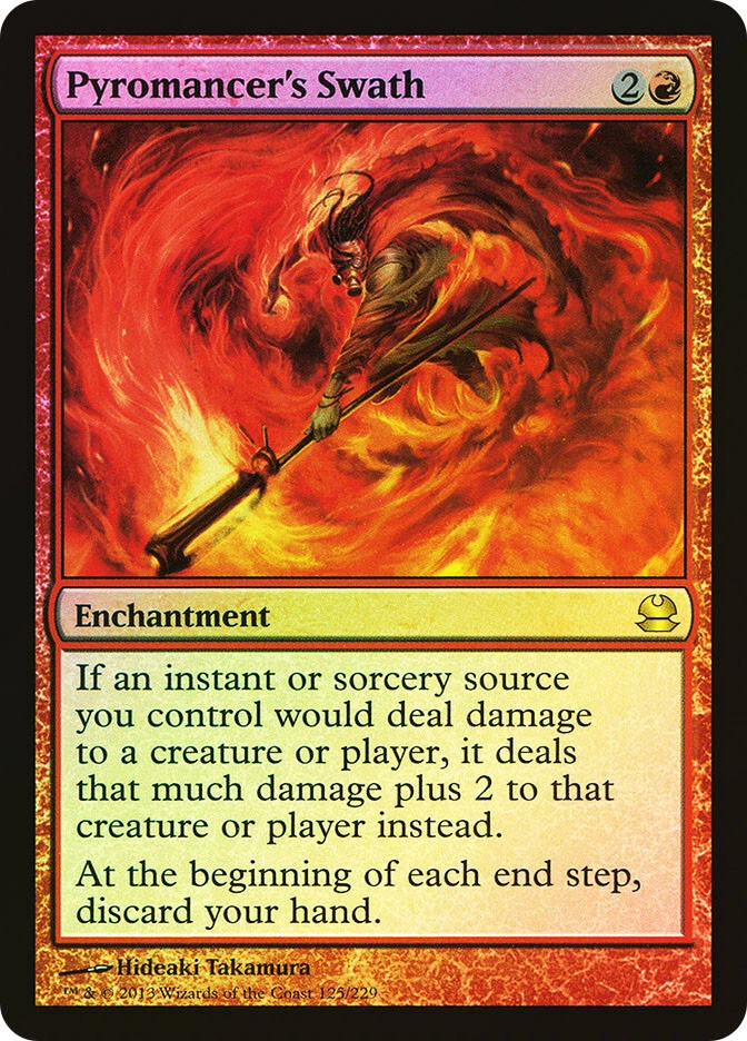 MTG FOIL Pyromancer's Swath  - Modern Masters #125 - Image 1 of 1