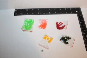 25 bass trout crappie walleye-bluegill worms-drop shot-grub-jigs-lot-variety - Picture 1 of 6