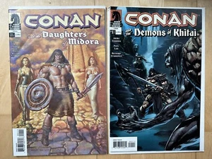 Conan and the Daughters of Midora / Demons of Khitai 1 Dark Horse 2004/5 VF+/NM- - Picture 1 of 5