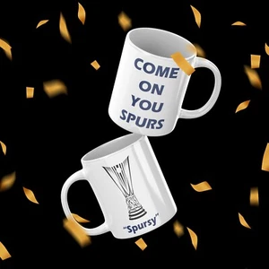Spursy - Tottenham Hotspur Europa League Champions 11 Unzen Tee- und Kaffeebecher - Bild 1 von 8