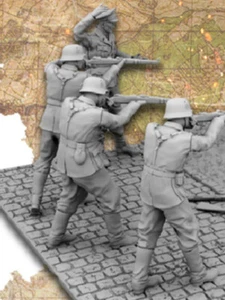 Bundeswehr 7 Soldaten Resin Figuren Modelle Bausätze Spielzeug im Maßstab 1:35 - Bild 1 von 2