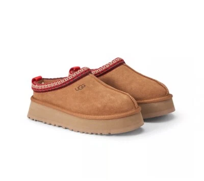 Chinelos femininos UGG Tasman 9,5 EUA - Castanha - Imagem 1 de 3