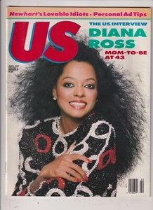 US Weekly Mag Diana Ross Mom To Be June 1, 1987 020320nonr  - Picture 1 of 1