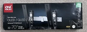 "One for All Ultra Tilt Slim TV Wandhalterung Bildschirmgröße 32"" -70"" - Bild 1 von 8