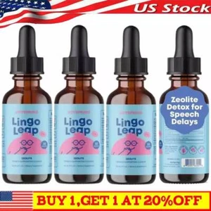 1-5PCS Lingo Leap Children's Drops Zeolite Detox for Speech Delays Therapy US - Picture 1 of 10