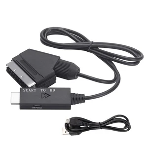 SCART To HDMI Cable Video Adapter SCART To HDMI Converter SCART To HDMI Adapter - Picture 1 of 5