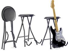 Stagg Foldable Round Stool with Built-in Guitar Stand for sale
