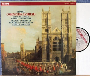 Marriner; etc. Händel (Coronation Anthems; Judas Maccabäus). Philips 412 733 dig - Foto 1 di 2