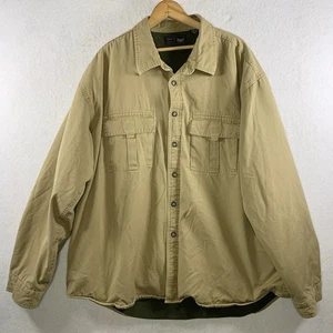 VTG Arrow Mens Fleece Lined Shacket Jacket Sz XXL Thick Rugged Workwear Outdoor - Picture 1 of 15