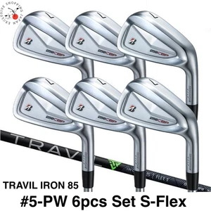 Bridgestone 258CBP Iron Wedge 6pcs Set 5-pw TRAVIL IRON 85 Graphite Shaft S-Flex - Picture 1 of 10